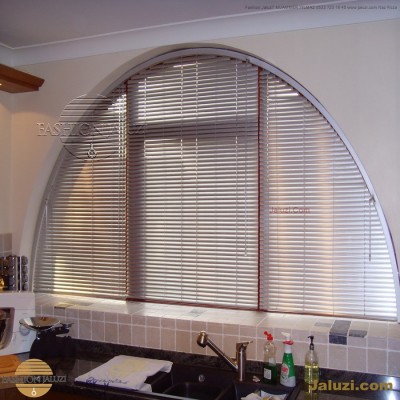 yarım daire jaluzi perde