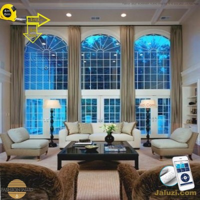 geniş enli ahşap lauzi 4m 5m 6m yüksek boy wide extra large wood blinds motorlu dev jumbo çok yüksek çok geniş boy (5)