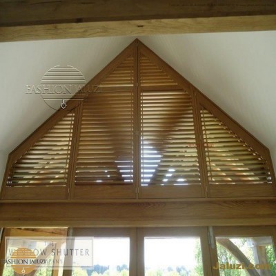 jaluzi perde eğimli meyilli üçgen yamuk şekilsiz alttan eğik formsuz üstten açılı açı shaped venetian blinds ahşap jaluzi perde (39)