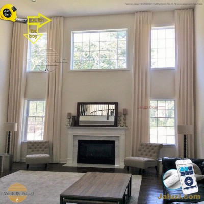 geniş enli ahşap lauzi 4m 5m 6m yüksek boy wide extra large wood blinds motorlu dev jumbo çok yüksek çok geniş boy (6)