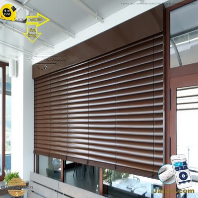 geniş enli ahşap lauzi 4m 5m 6m yüksek boy wide extra large wood blinds motorlu dev jumbo çok yüksek çok geniş boy (21)