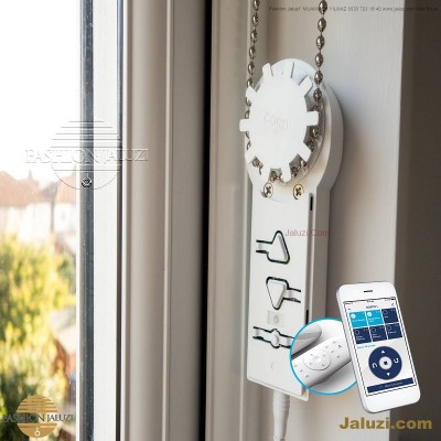 redüktörlü zincirli ahşap jaluzi perde jumbo ölçü büyük zincirli istem jaluzi perde buton chain operated wood blinds Turkey motorlu demirzincirli (13)