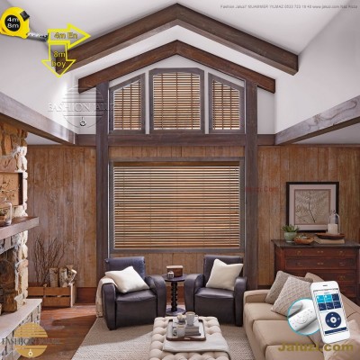 0 geniş enli ahşap lauzi 4m 5m 6m yüksek boy wide extra large wood blinds motorlu dev jumbo çok yüksek boy (3)