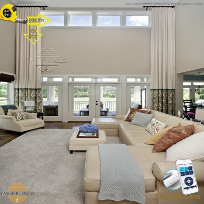 geniş enli ahşap lauzi 4m 5m 6m yüksek boy wide extra large wood blinds motorlu dev jumbo çok yüksek çok geniş boy (32)