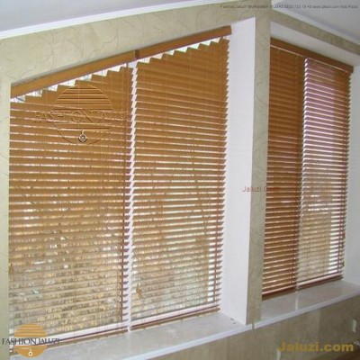 jaluzi perde eğimli meyilli üçgen yamuk şekilsiz alttan eğik formsuz üstten açılı açı shaped venetian blinds ahşap jaluzi perde (46)
