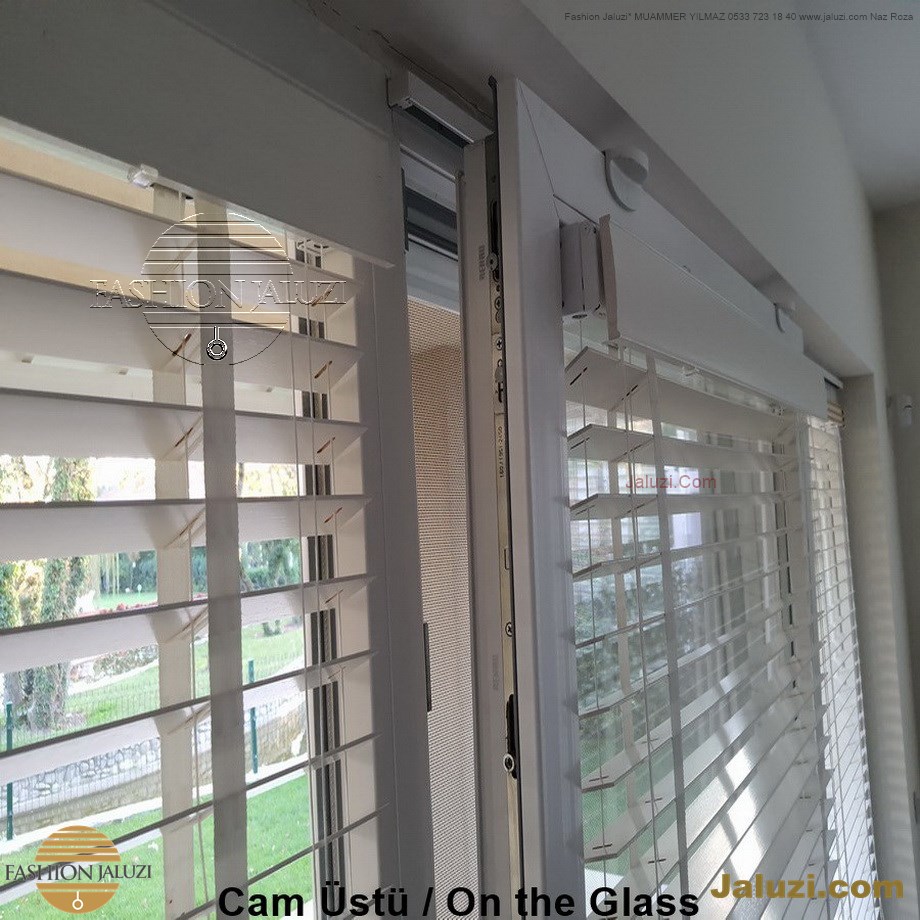 cam üstü jaluzi perde pencere pimapen üstünde üzerine sabitli ipli zıgıl zıgıllı zigil ipli zincirli düğmeli motorlu 25mm 50mm ahşap metal alüminyum jaluzi pvc pencere (30)